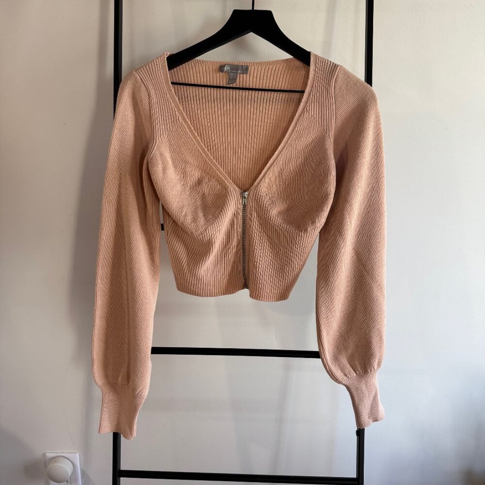 Women's ASOS Zip Crop Top